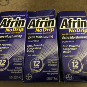 Afrin No Drip Extra Moisturizing 0.5oz (15mL) Pump Nasal Mist