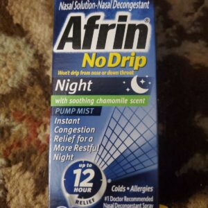 Afrin No Drip Night 0.5oz (15mL) Pump Mist